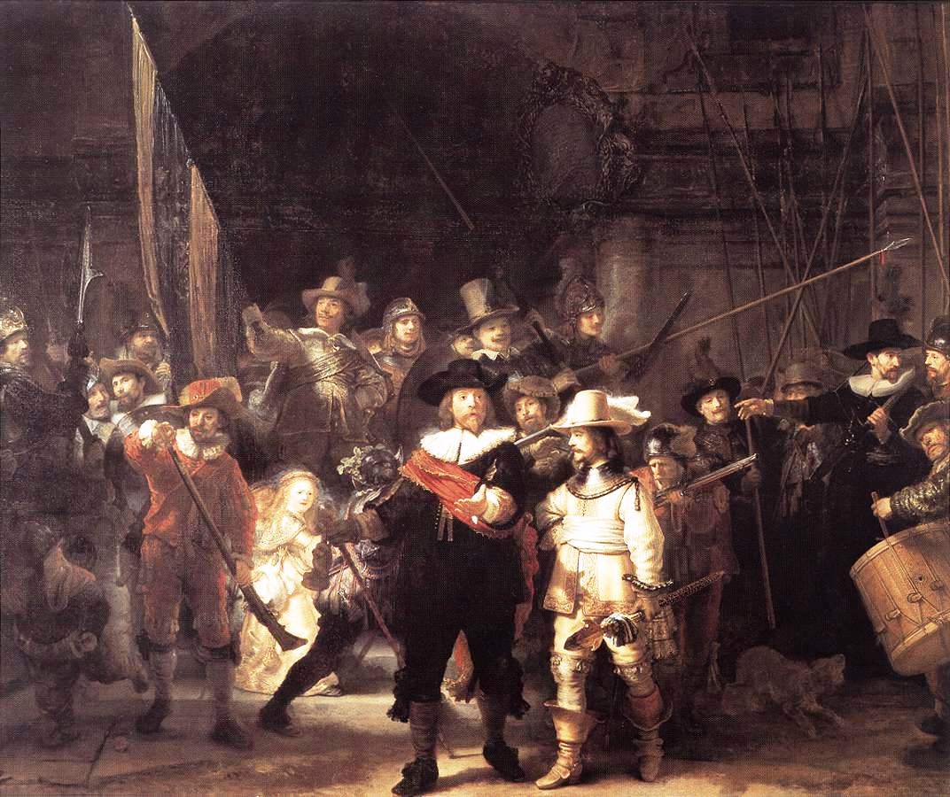 The Night Watch, by Rembrandt van Rijn, 1642