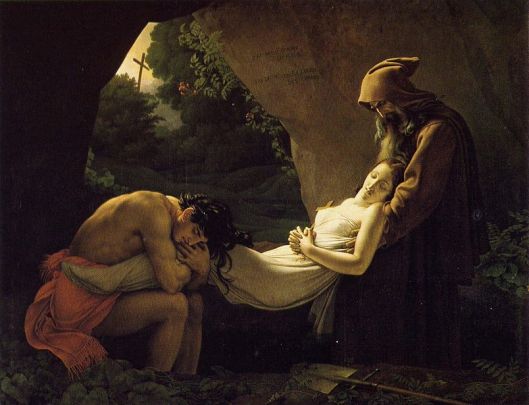 The Funeral of Atala, by Girodet (1808)