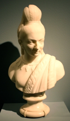 Hiawatha, by Edmonia Lewis, marble, 1868, Newark Museum.