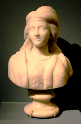 Minnehaha, by Edmonia Lewis, marble, 1868, Newark Museum.