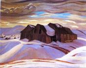 Barns by A. Y. Jackson (Photo credit: wikiart.org)