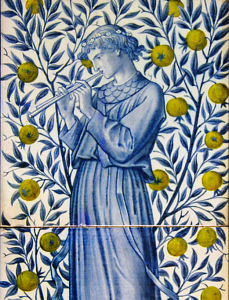 William Morris design, adapted by Charles Fairfax Murray, c. 1870
