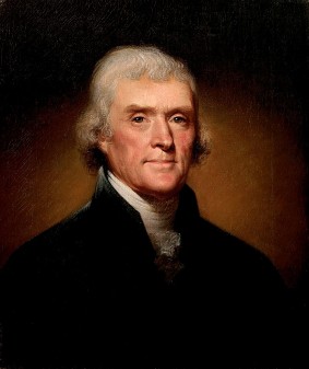 Thomas Jefferson by Rembrandt Peale, 1