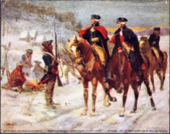 Lafayette and Washington at Valley Forge