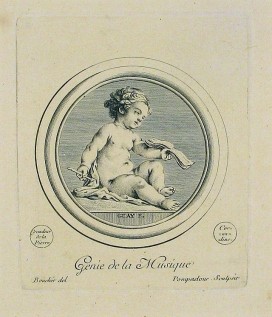 Génie de la Musique by Boucher, Pompadour, Guay (Wiki2.org.)